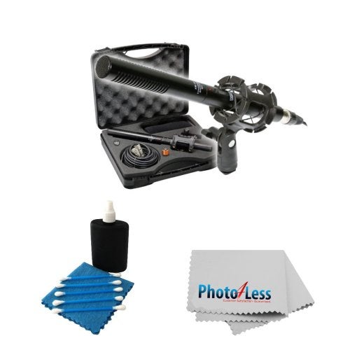 Vidpro XM-55 13-Piece Professional Video & Broadcast Unidirectional Condenser Shotgun Microphone Kit - Complete Set Includes 2 Mounts Adapters Cables and More Perfect for Indoor and Outdoor Recording - Image 1