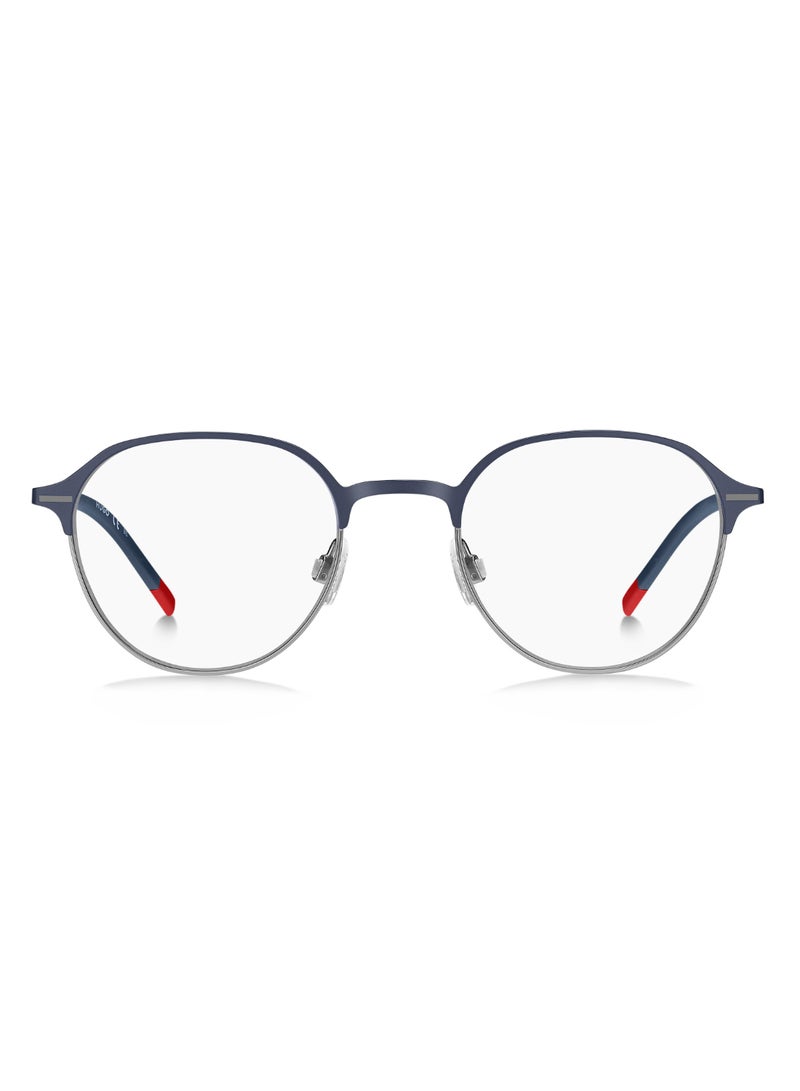 HUGO Men's  Round Shape Metal Sunglasses Hg 1234  43 - Lens Size: 43.3 Mm - Blue Ruth - Image 3