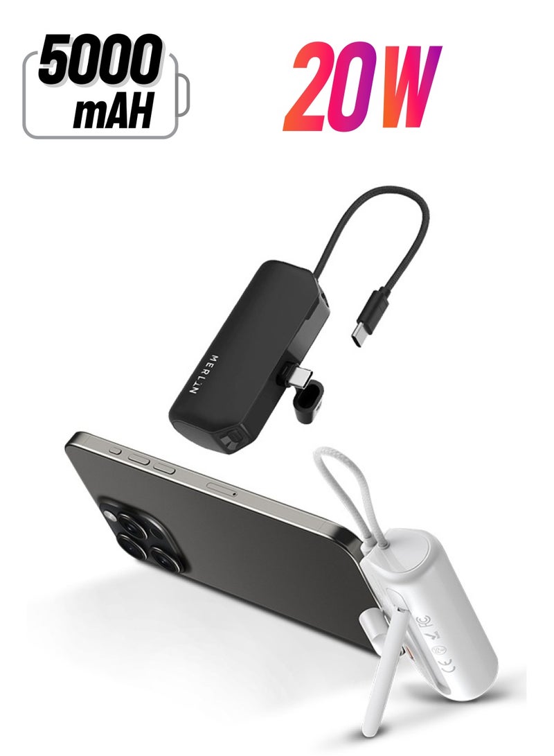 ميرلين حامل طاقة MERLIN PD بسعة 5000 مللي أمبير - Image 1