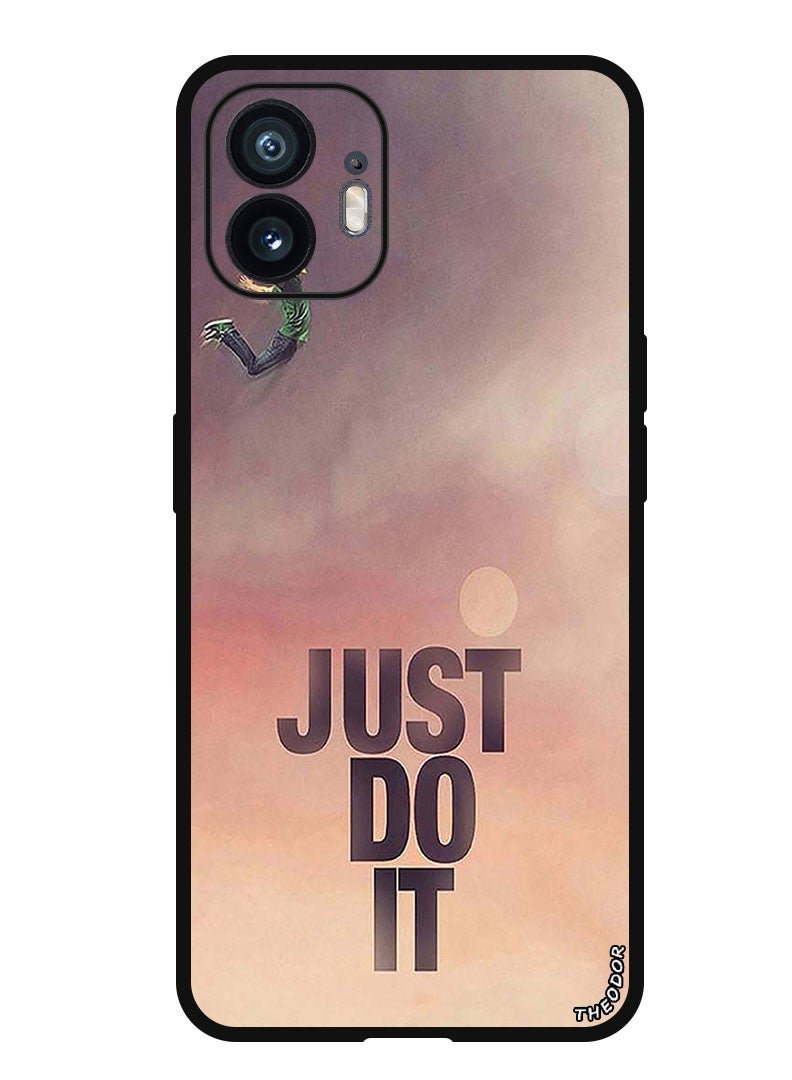 Theodor Protective Case Anti Scratch Shock Proof Bumper Cover For Nothing Phone (2) Just Do It1 - Image 1