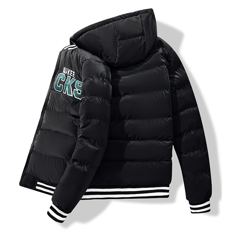 E-Commerce Winter New Cotton-Padded Jacket Men'S Trendy Double-Sided Cotton-Padded Jacket Thickened Warm Youth Cotton-Padded Jacket Men'S Top - Image 5
