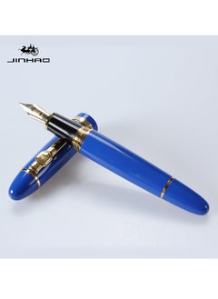 xozgdovg Metal ink sac ink dual practice pen gold clip blue 