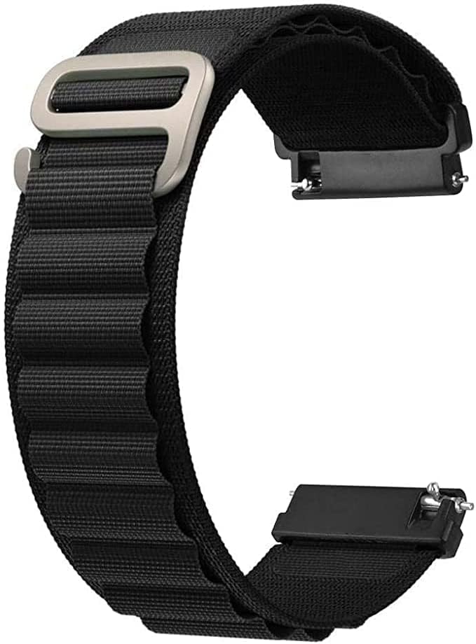 ACM سير ساعة نايلون ناعم 20 مم متوافق مع Pebble Cosmos Ultra