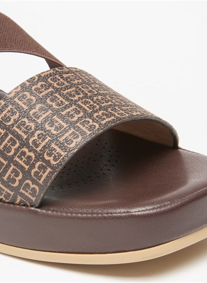 Flora Bella By Shoexpress - Women's Solid Slip-On Wedge Heel Sandals - Image 1