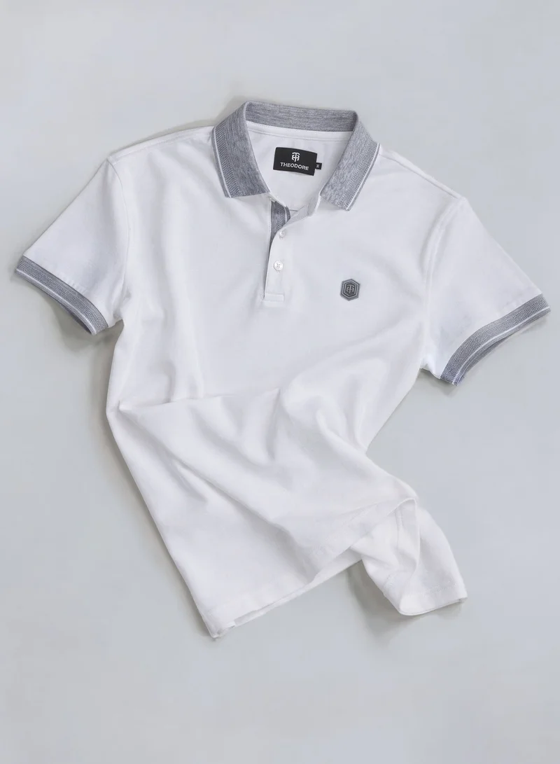 Theodore  White Aurum Polo for Men | Best Price UAE