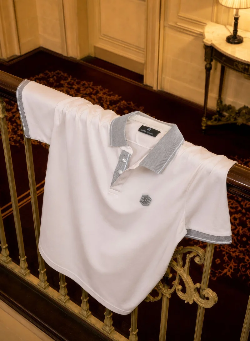 Theodore  White Aurum Polo for Men | Best Price UAE