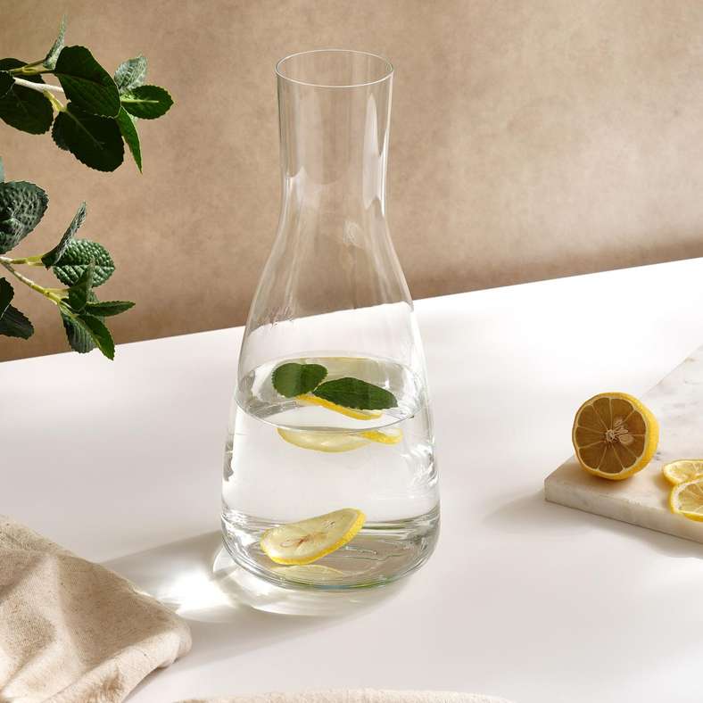 Pan Home كاراف زجاجي كريستالي شفاف 1.2 لتر