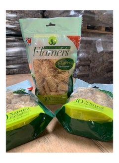 Flamers Pack Of 30 Natural Firelighters  - Image 2
