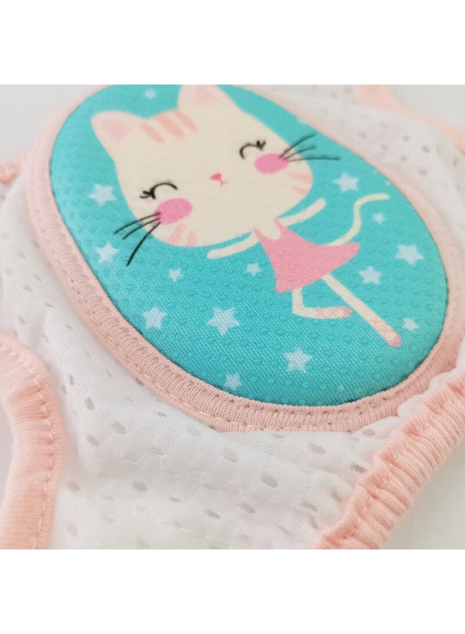Lovebox Aibaoshi Baby Knee Pads, Children's Walking And Crawling Knee Protectors, Adjustable Baby Anti-chafing Elbow Pads, 2-piece Set, S163 Rabbit + Cat - Image 3