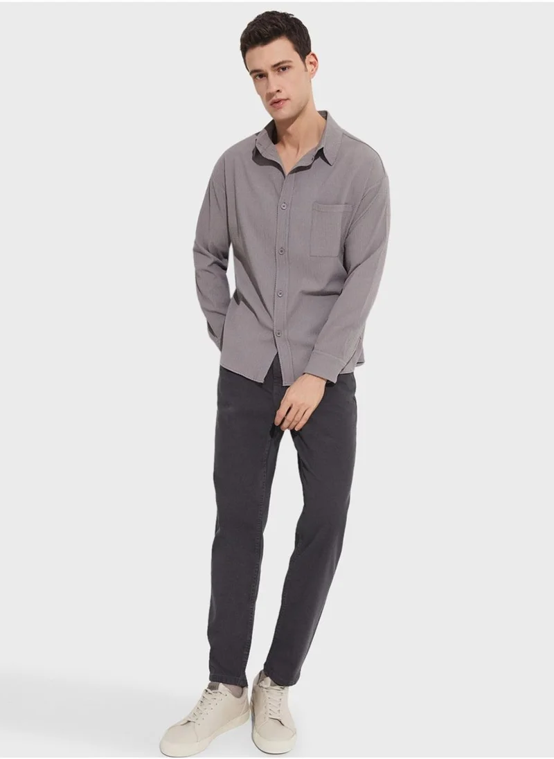 جون Essential Straight Fit Trousers