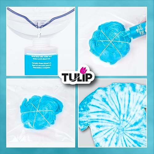 Tulip One-Step Tie-Dye Kit, Vibrant Colors for Fabric 4 fl oz, Turquoise - Image 2