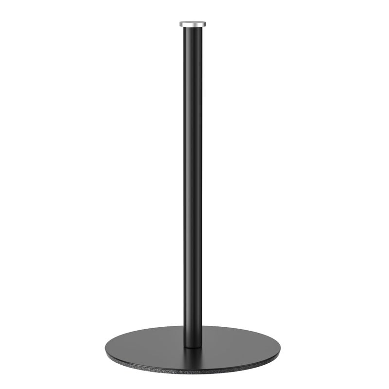 حامل مناديل المطبخ الأسود غير اللامع حامل مناديل ورقية قائم بذاته غير قابل للانزلاق منظم حديث لأسطح المطبخ يناسب معظم أحجام لفات الورق