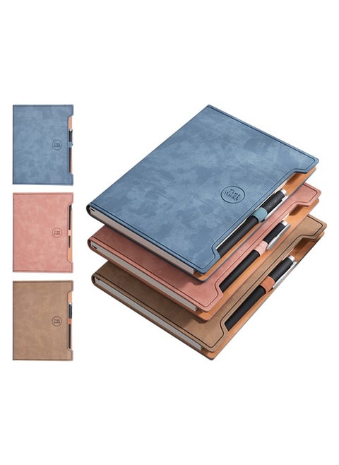 3 PCS Notebook Hard Cover Classic Lined Notebook with Pen A5 Journal Notebook Diary Writing Pads Notebooks Pack of 3 Notepad Small Notebook Set Notebooks, Writing Pads & Diaries -Single lined 200 Pages