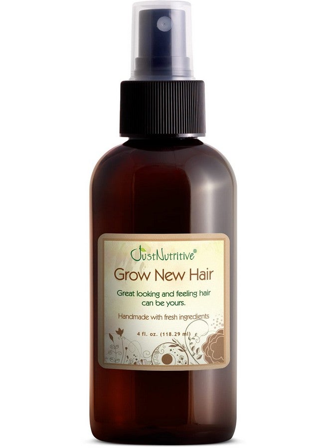 Just Nutritive Grow New Hair Treatment ; Hair Regrowth Oil ; Natural Hair Care ; Hair Growth Treatment For Men And Women ; Just Nutritive ; 4 Oz - Image 2