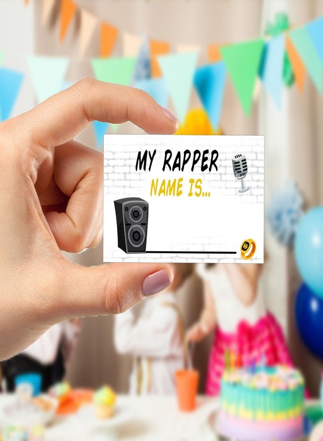 BirtDerr Notorious One Birthday Decorations,Rapper Theme Birthday Party Sign,Rapper Activity Decoration Supplies,Game Night Party Decorations,What's Your Rapper Name Game - Image 3