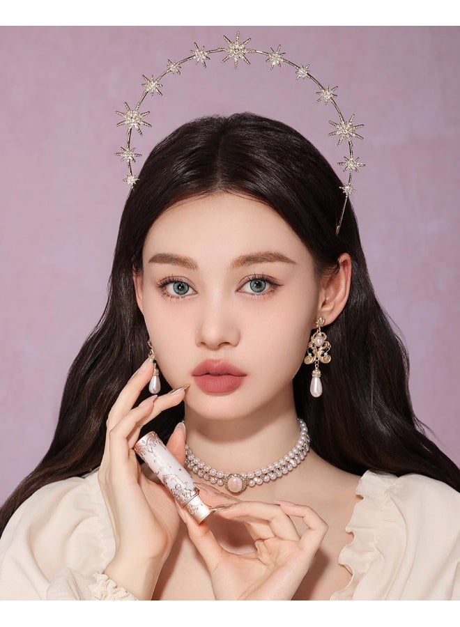 Flower Knows Little A Matte Lipstick - 3.5g, Waterproof, Long-lasting, Matte Finish (C03 Radiant Seraph – Woody Rose) - Image 4