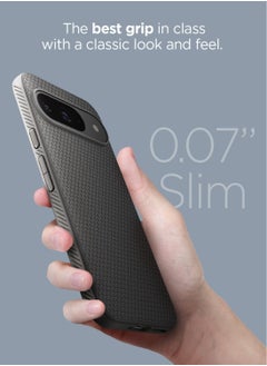 Spigen جراب Liquid Air لهاتف Google Pixel 9 / جراب Pixel 9 PRO - رمادي رخامي  - Image 5