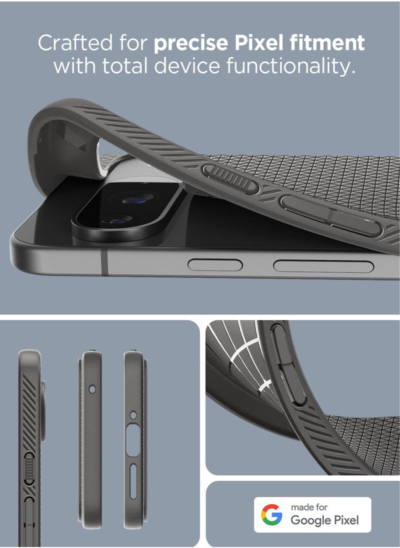 Spigen - جراب Liquid Air لهاتف Google Pixel 9 / جراب Pixel 9 PRO - رمادي رخامي - Image 1