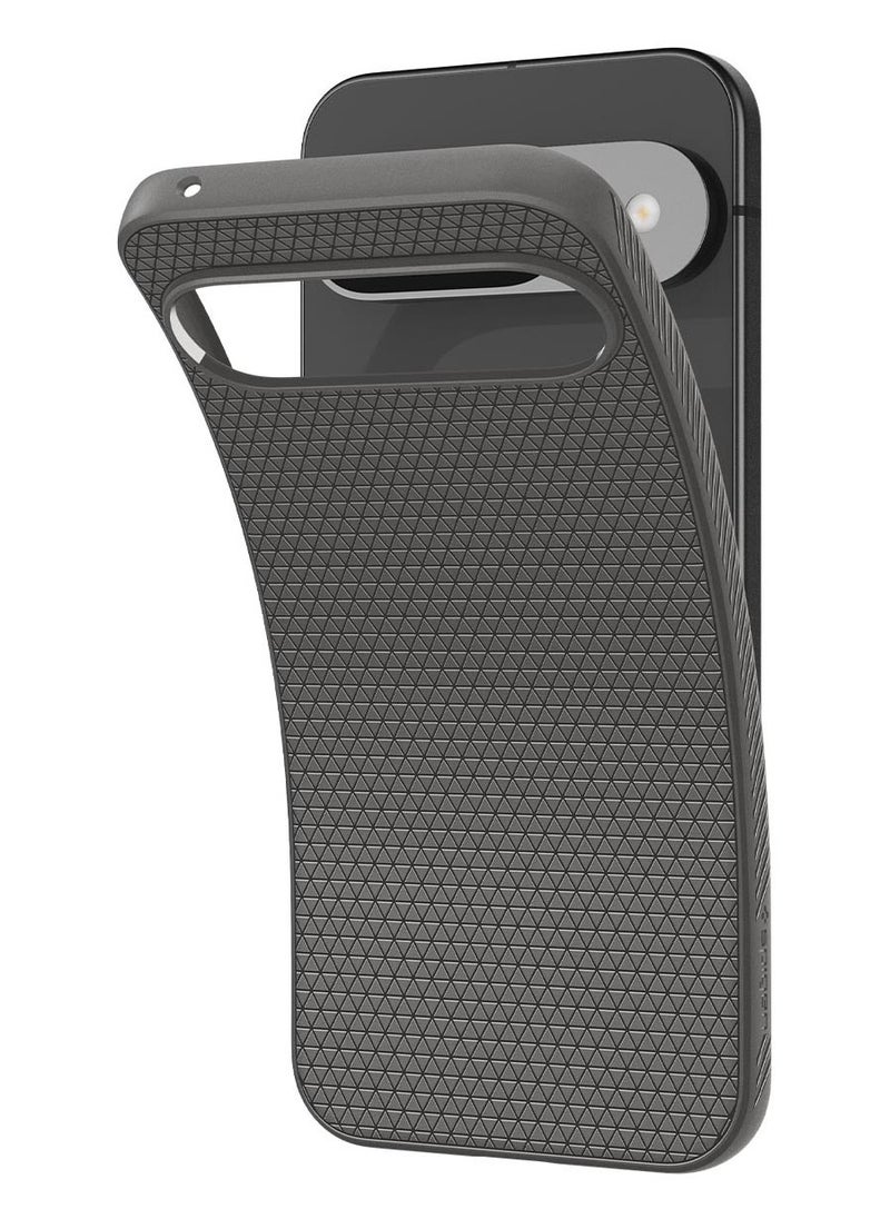 Spigen - جراب Liquid Air لهاتف Google Pixel 9 / جراب Pixel 9 PRO - رمادي رخامي - Image 1