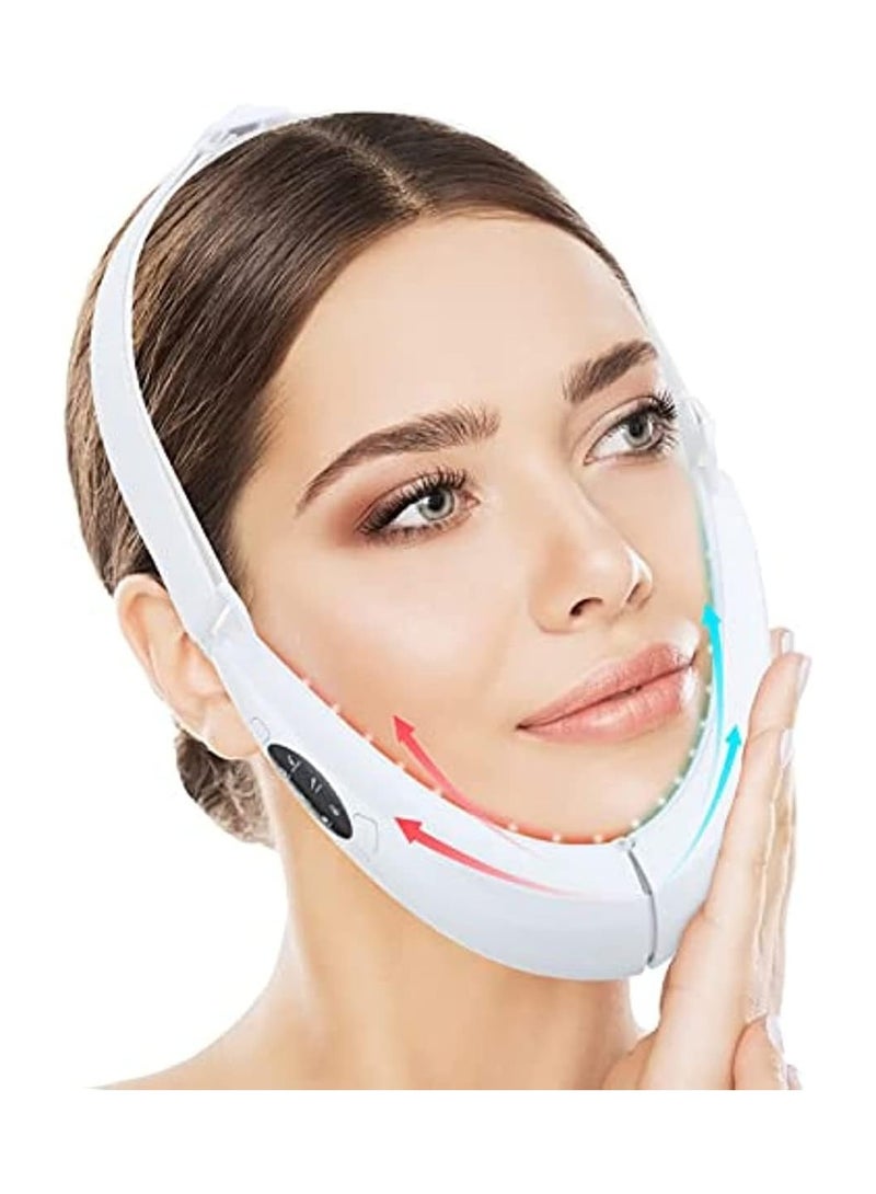 general Intelligent Electric V Face Shaping Massager Double Chin Reducer Face Lifting Machine Microcurrent Facial Device Lifting Slimming V Face Lift Belt Beauty Instrument - Image 1