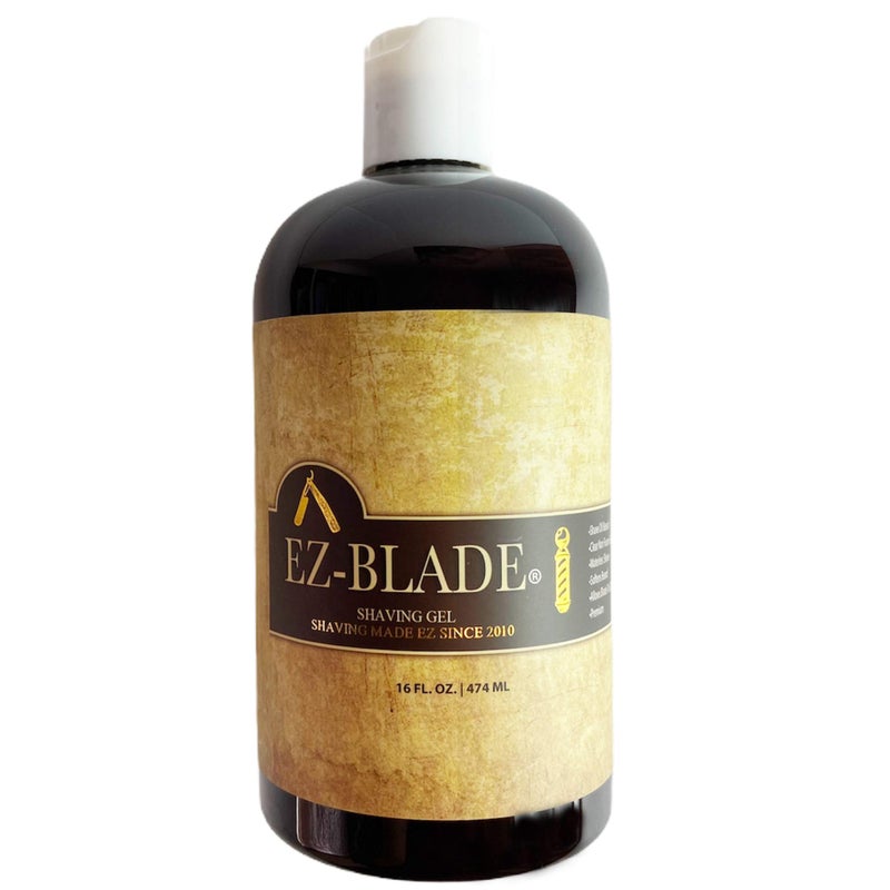 EZ BLADE Shaving Gel Clear Non-Foaming Shave Gel American Made 16 oz - Image 1