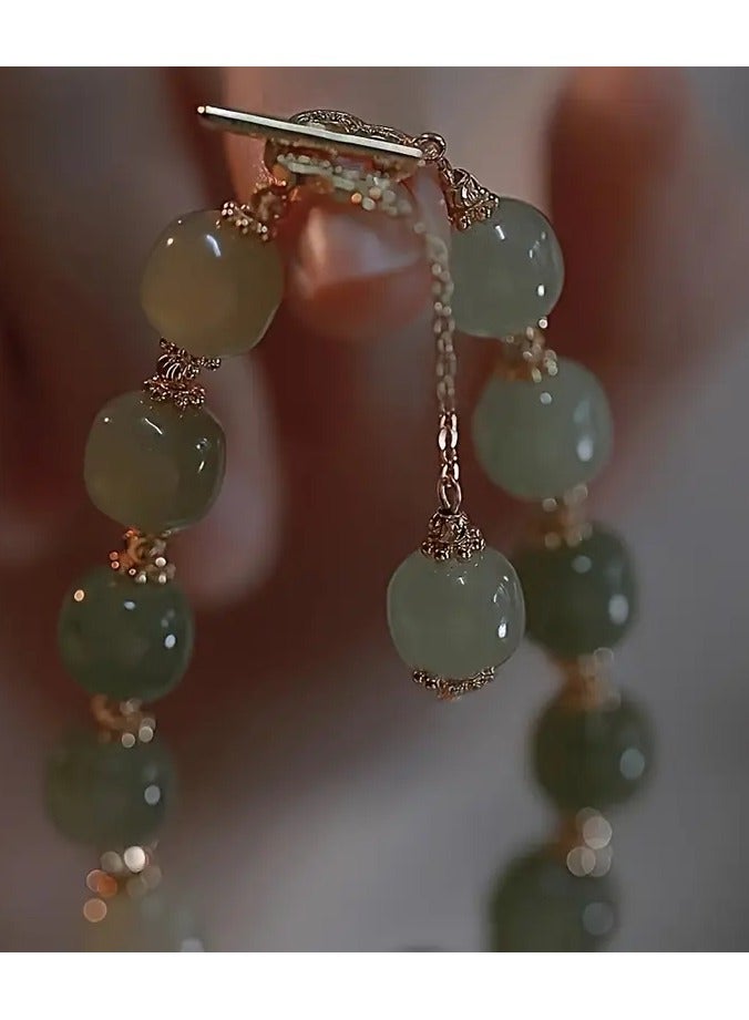 Goolsky هدية خاصة للحبيب، سوار خرز زجاجي – هدية مجوهرات أنيقة للأزواج، تصميم متطابق لخرز زجاجي، ارتداء يومي للأزواج/هدية رومانسية، تعويذة حظ - Image 2