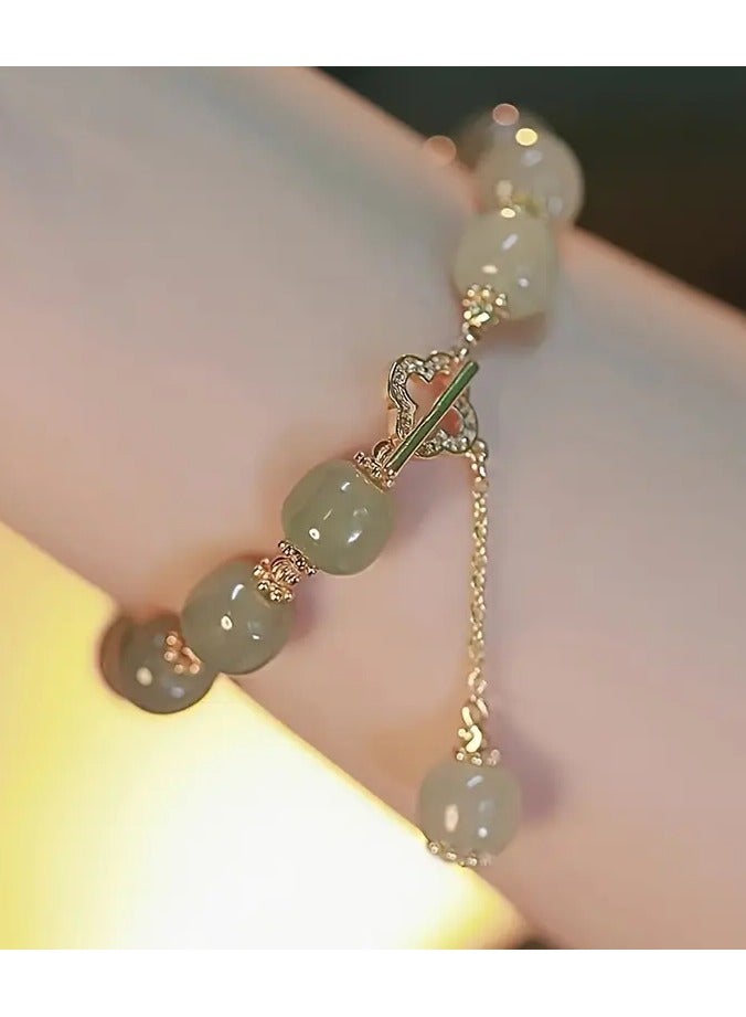 Goolsky هدية خاصة للحبيب، سوار خرز زجاجي – هدية مجوهرات أنيقة للأزواج، تصميم متطابق لخرز زجاجي، ارتداء يومي للأزواج/هدية رومانسية، تعويذة حظ - Image 5