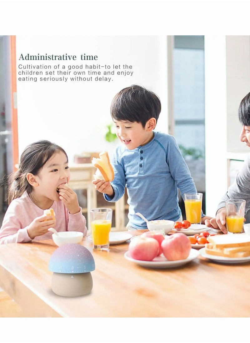 Y&D Kitchen Timer,100% Mechanical Egg Timer for Kids,60 Minutes Wind up Cooking/Reading/Do Sports. (2Pieces)  - Image 2