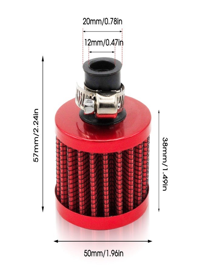 KTUMININV 212cc Air Filter Valve Cover Breather Filter for Predator 196cc 6.5hp Coleman CT200U BT200X CT200U-EX Baja Warrior MB200 GX160 GX200 Mini Bike Go kart Performance Parts - Image 5