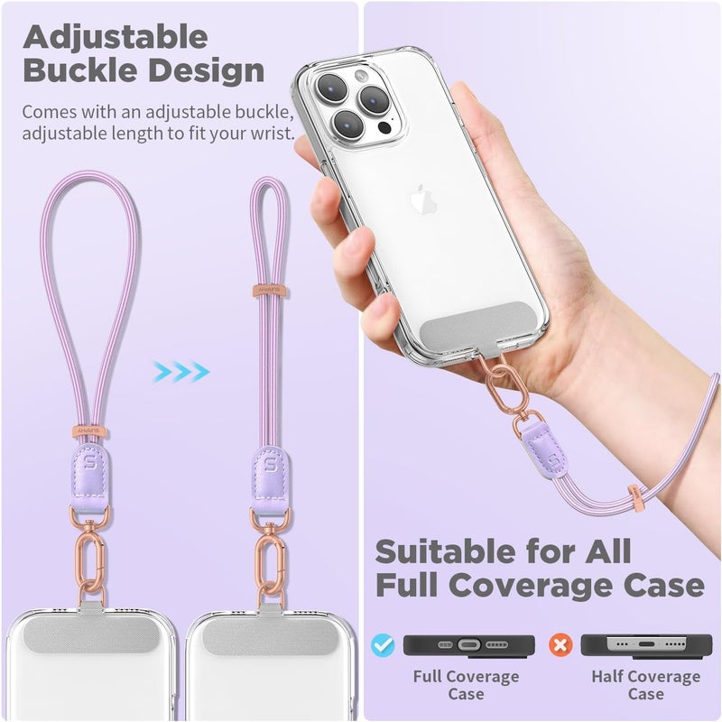 SURPHY Phone Wrist Strap, Keychain Wristlet, Anti Theft Wrist Lanyard with Phone Tether Tab - Image 4