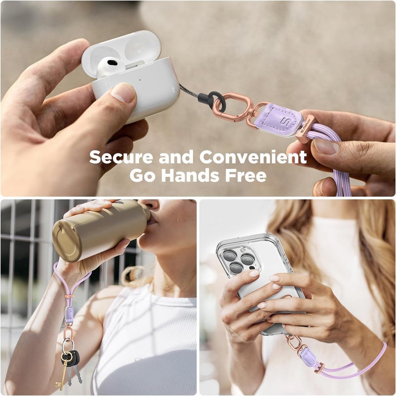 SURPHY Phone Wrist Strap, Keychain Wristlet, Anti Theft Wrist Lanyard with Phone Tether Tab - Image 5