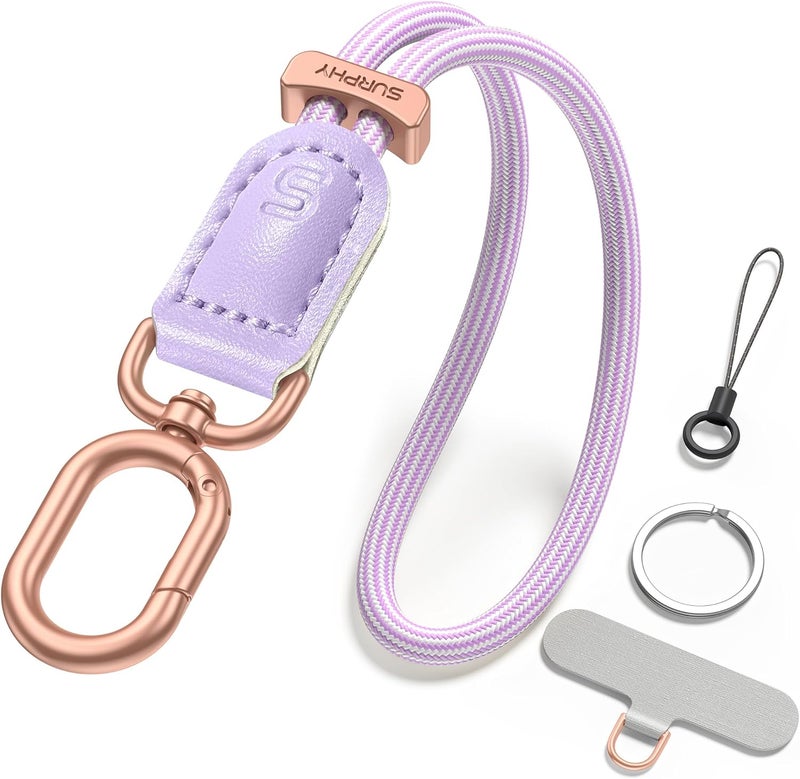 SURPHY Phone Wrist Strap, Keychain Wristlet, Anti Theft Wrist Lanyard with Phone Tether Tab - Image 1