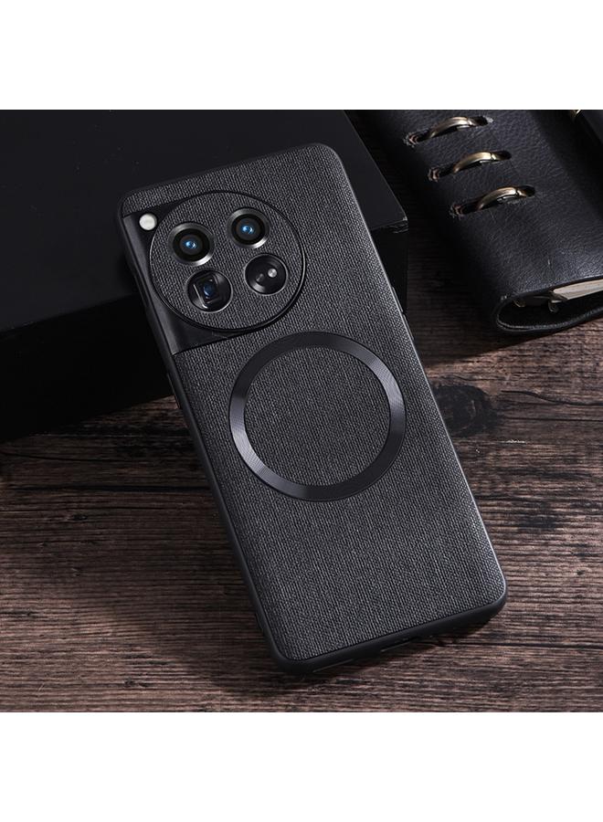 S-TOP Case For OnePlus 12 CD Magsafe Magnetic Cloth Texture Phone Case - Image 1