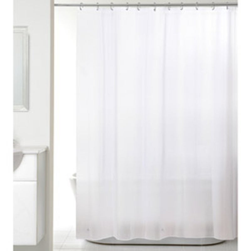 Mainstay Light Weight PEVA Shower Curtain Liner - 70 x 71 - White - Image 2