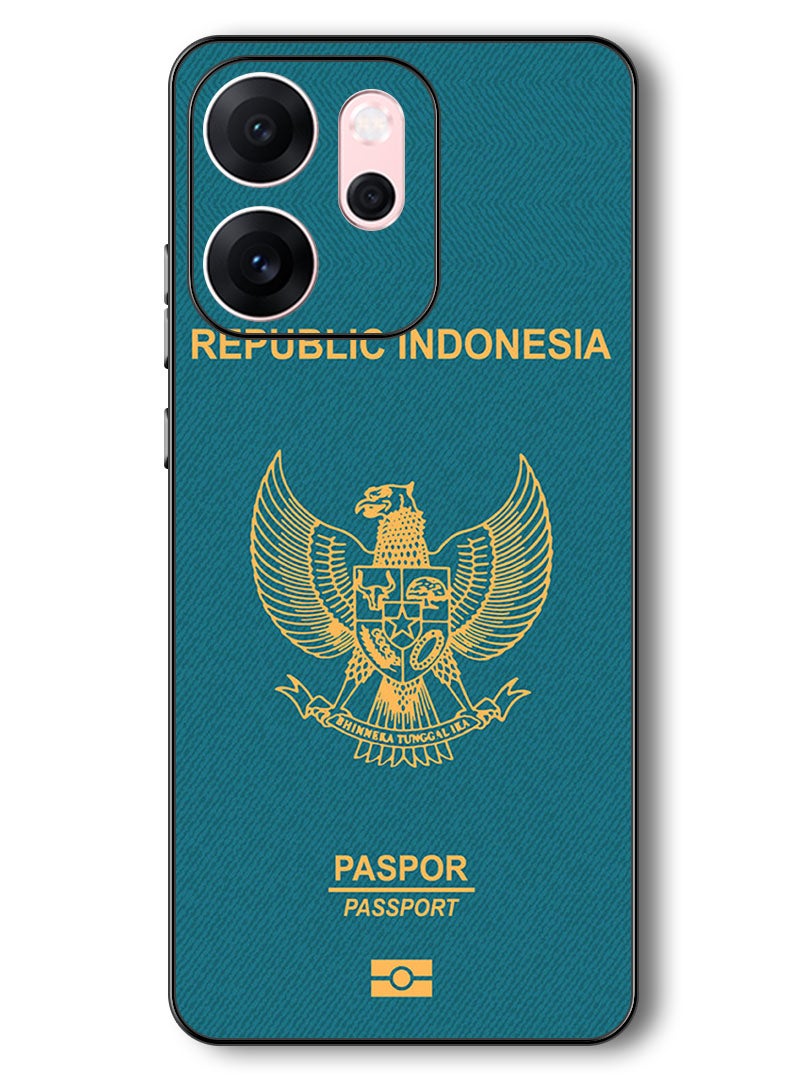 Theodor Case Compatible with Oppo Reno 14 F 6.57 Inch Protection Shockproof Bumper Cover Indonesia Passport - Image 1