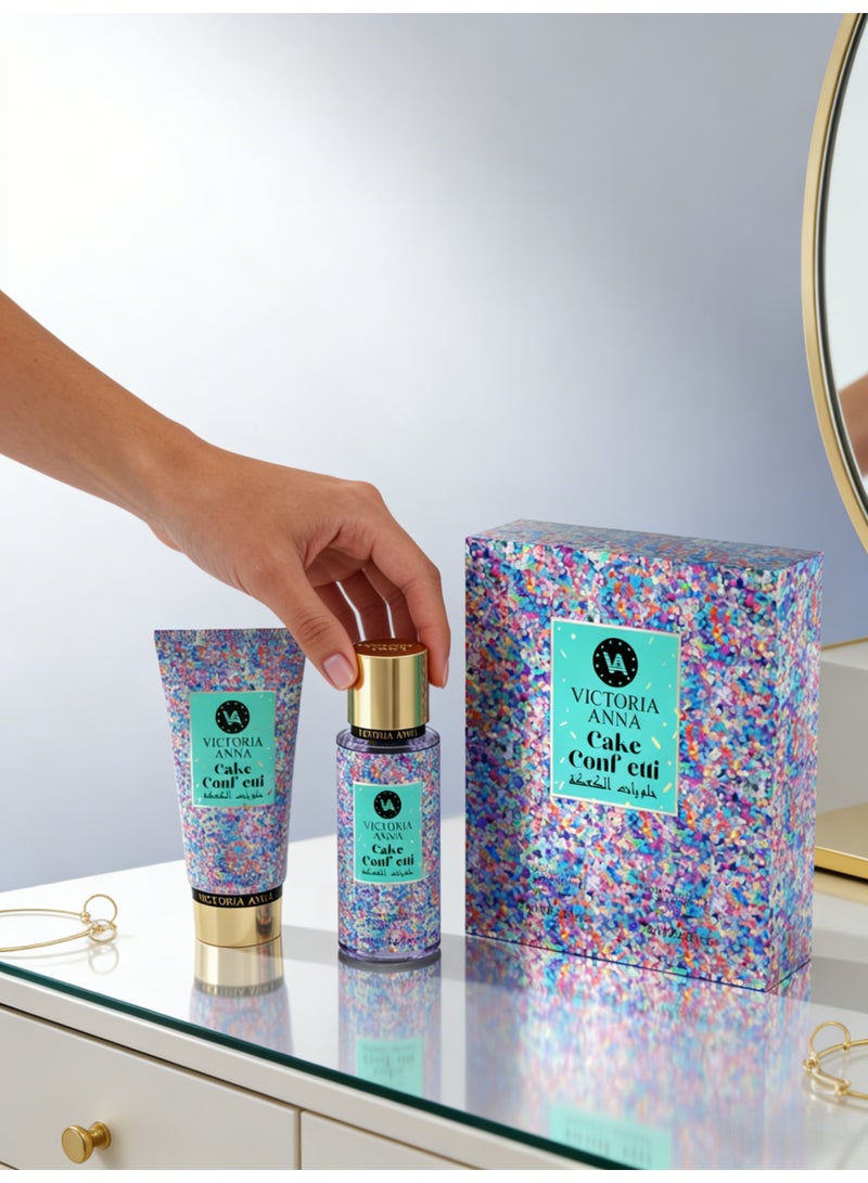 VICTORIA ANNA 85ml Body Mist & Lotion Perfumed Gift Set, Long Lasting Fragrance Spray with Moisturizing Scented Lotion for Women - Elegant Daily Scent Duo - Image 2