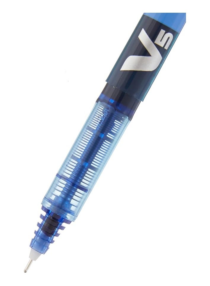 بايلوت قلم حبر جل بايلوت V5 0.5 ملم، علبة 12 قلم أزرق - Image 2