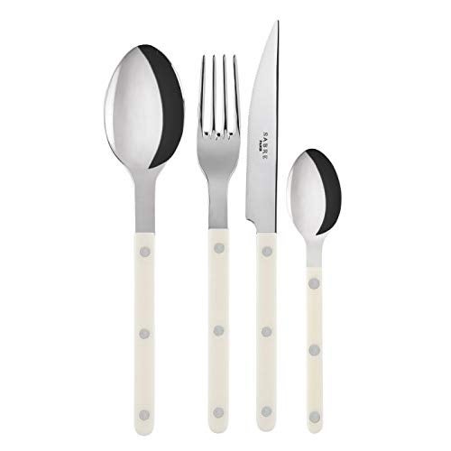 Sabre Flatware Bistrot Stainless Steel Ivory 5pcs Service for 4 (20 pieces) - Image 5