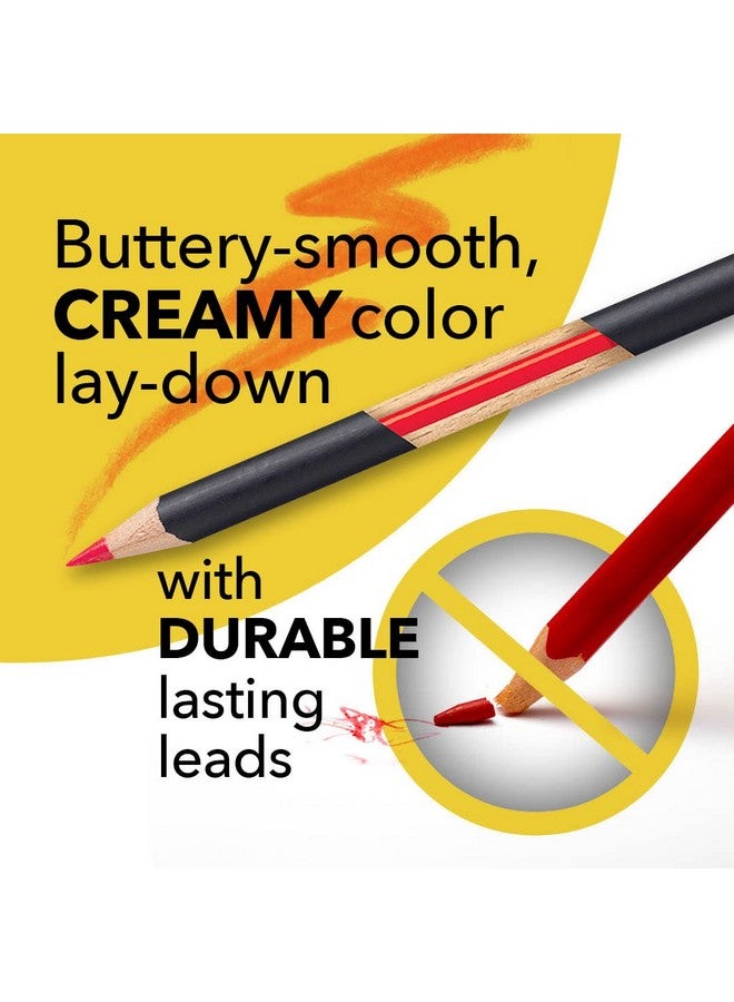 Castle Art Supplies 72 Colored Pencils Set | Quality Soft Core Colored Leads for Adult Artists, Professionals and Colorists | Protected and Organized in Presentation Tin Box - Image 2