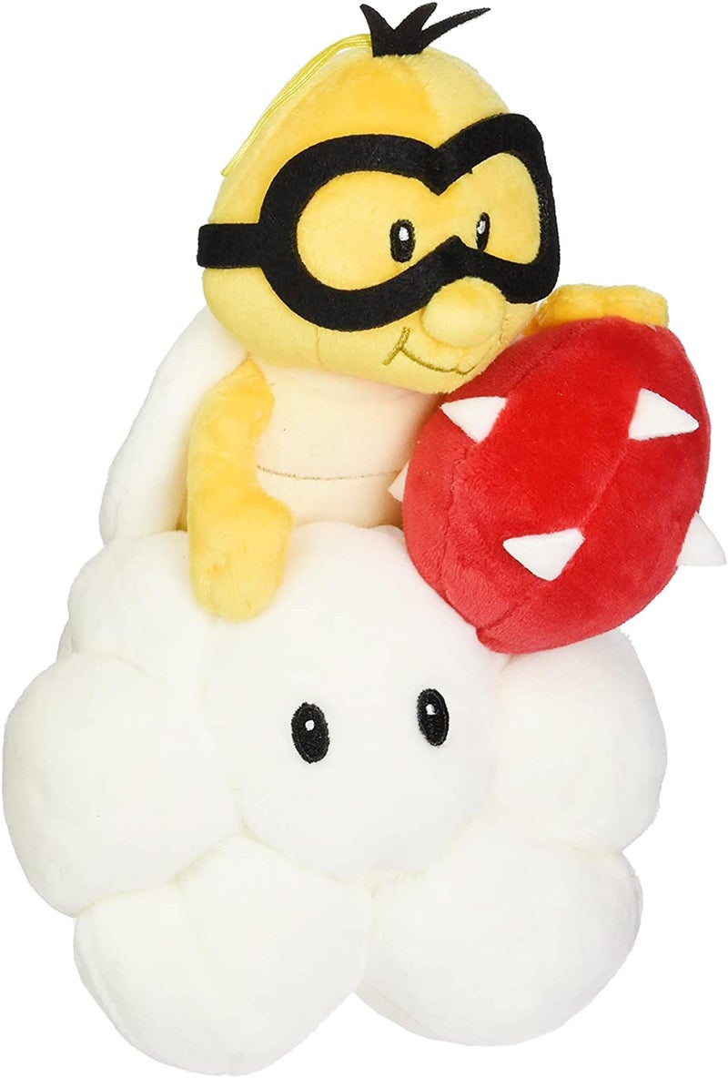 Little Buddy Super Mario All Star Collection 1448 Lakitu/Jugemu Stuffed Plush, Multicolor, 9 inches - Image 1