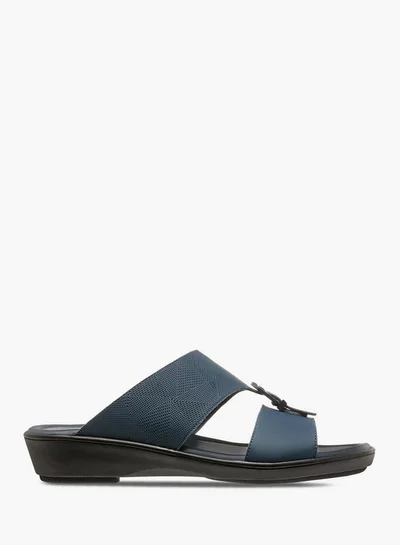 LBL by Shoexpress Textured Slip-On Arabic Sandals With Buckle Detail