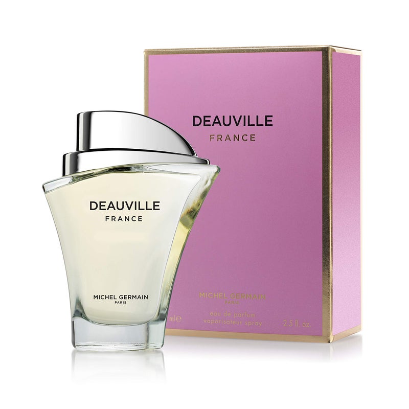 Michel Germain Deauville France Eau de Parfum Fragrance Spray, Top Notes of Red Mandarin, Succulent Pink Mango, Luscious & Sophisticated Blend, 2.5 Fl Oz
