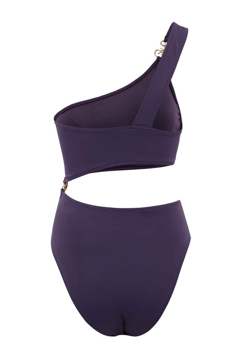 trendyol Purple One-Shoulder Sun Accessory Premium Cut Out Detailed Regular Mayokini Tbess25Ma00046 - Image 4