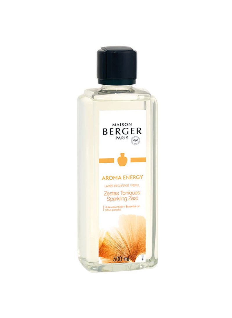 Maison Berger Sparkling Zest  Lampe Berger Fragrance Refill for Home Fragrance Oil Diffuser  169 Fluid Ounces  500 milliliters 