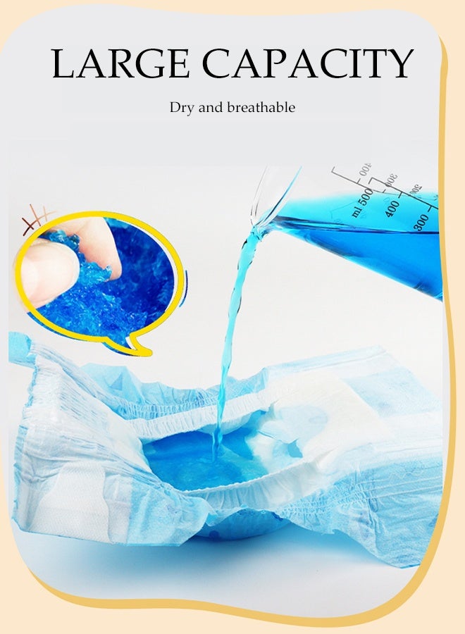 DUNISO 10 Pcs Disposable Pet Diapers， Disposable Pet Diapers，Highly Absorbent, Leak Proof，Velcro Design，Recommended For Male Dogs Weighing 1.5-4 KG（S） - Image 4