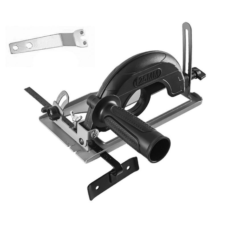 Angle Grinder Retrofit Cutting Machine Bracket 0-40Mm Cutting Depth Adjustable 0-45° Angle Adjustable - Enlarged Thickened Plate Design Positioning Bracket for Angle Grinder Cutting Modification - Image 1