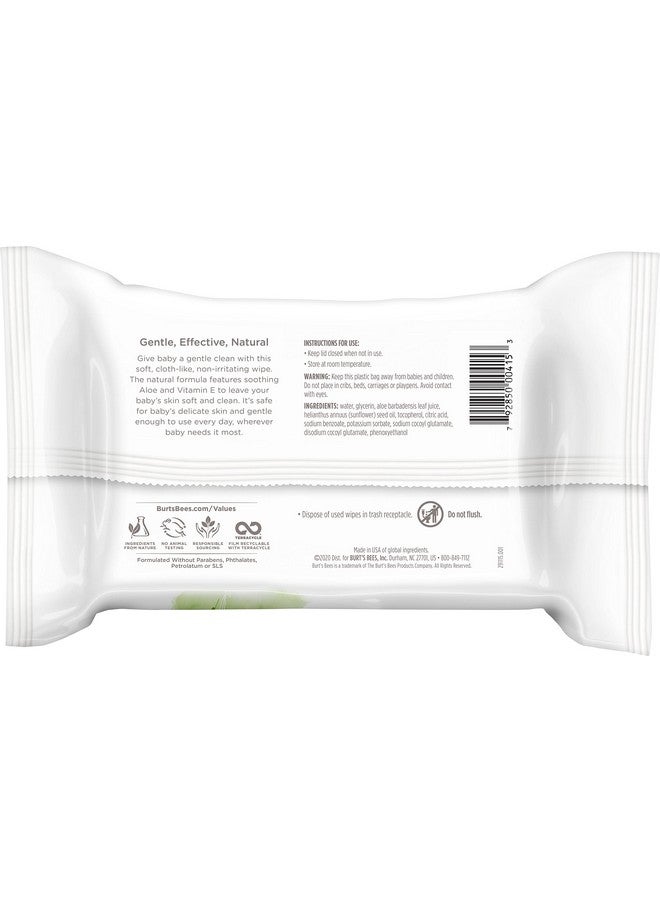 بيرتس بيز مناديل بيرتس بيز للأطفال الخالية من الكلور، 72 منديلًا (عبوة من قطعة واحدة) - قد تختلف العبوة - Image 2
