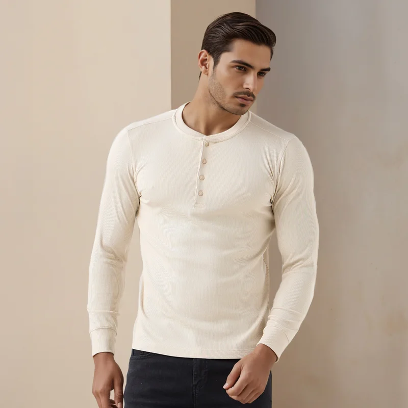 Splash FAV Regular Fit Textured T-shirt