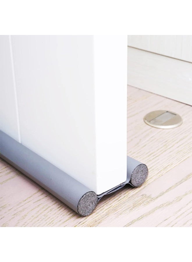 Removable and Washable Door Bottom Sealing Strip – Under Door Draft Stopper for Noise Reduction and Insulation – Ideal for Home, Dorm, and Bedroom – Gray - Image 1