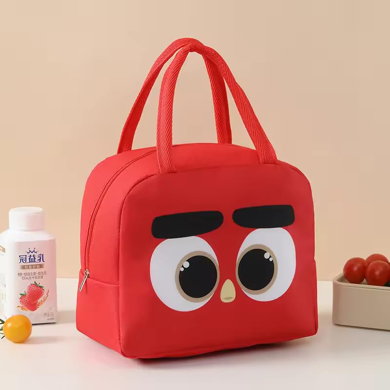 INSTABUYZ 3D Printed Hot & Cold Leak Proof Lunch Bag for Office School Kids Men & Women Storage Bag with Handle Tiffin Bag (Red Eye) - Image 1